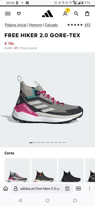 Adidas Free Hiker 2.0 Gore-tex Terrex