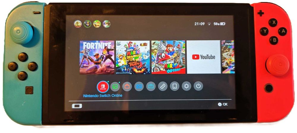 Nintendo Switch V2 Completa + MicroSD256GB + 2 Bolsas + NBA 2K24 - Kobe B Edition