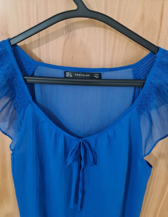 Blusa Zara Trafaluc Azul
