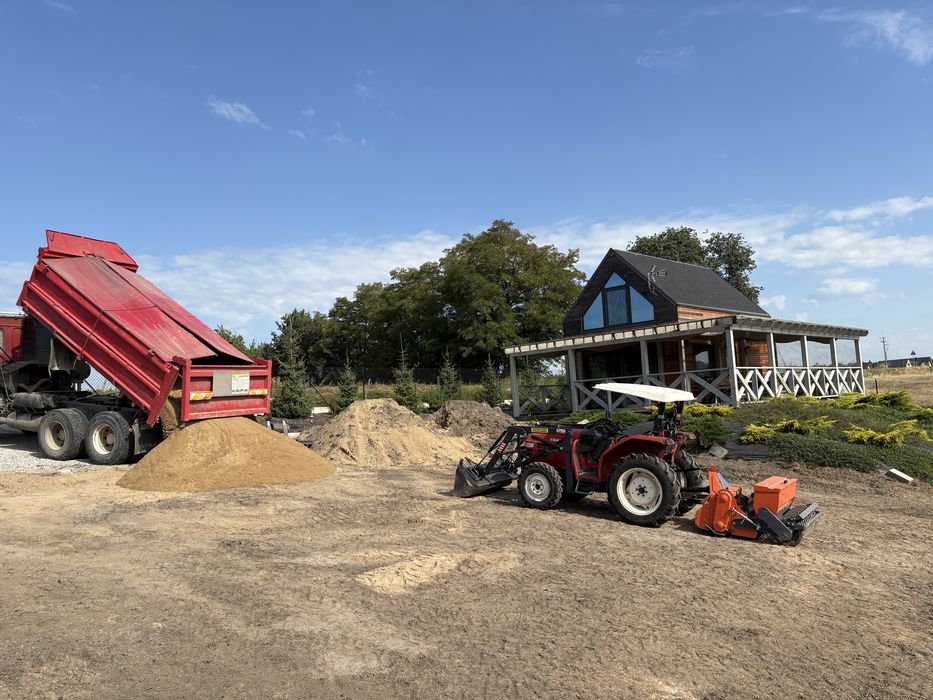 Usługi Malym Traktorkiem Ogrodowym