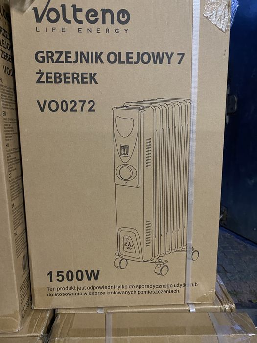 Масляний обігрівач Volteno VO0272 1500W радіатор оливний | масляный
