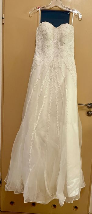 Amer. suknia ślubna Sweetheart, rozm. 36, kryształki Swarovskiego