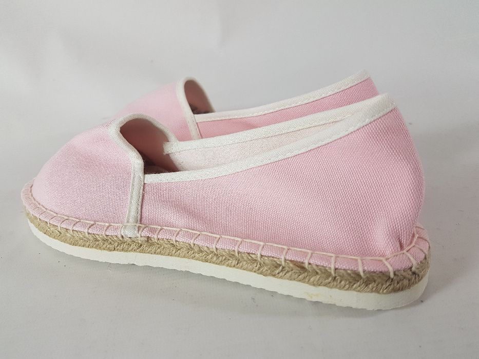 EVEN& ODD MOKASYNY ESPADRYLE damskie R 40 różowe noe