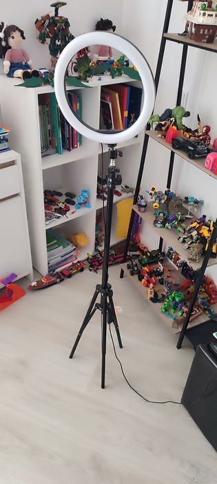 Ring light com tripé