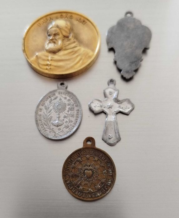 Lote de Medalhas Religiosas antigas