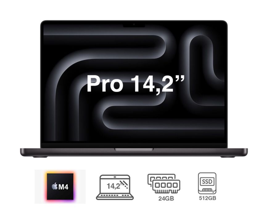MacBook Pro 14” M4 PRO 24GB/512GB | 24GB/1TB