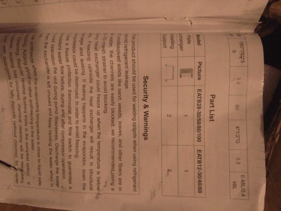 Trocador de Calor 69€. Oportunidade