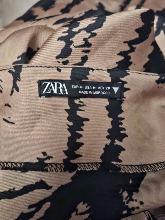 Seksowna sukienka na delikatne ramiączka Zara rozm 38
