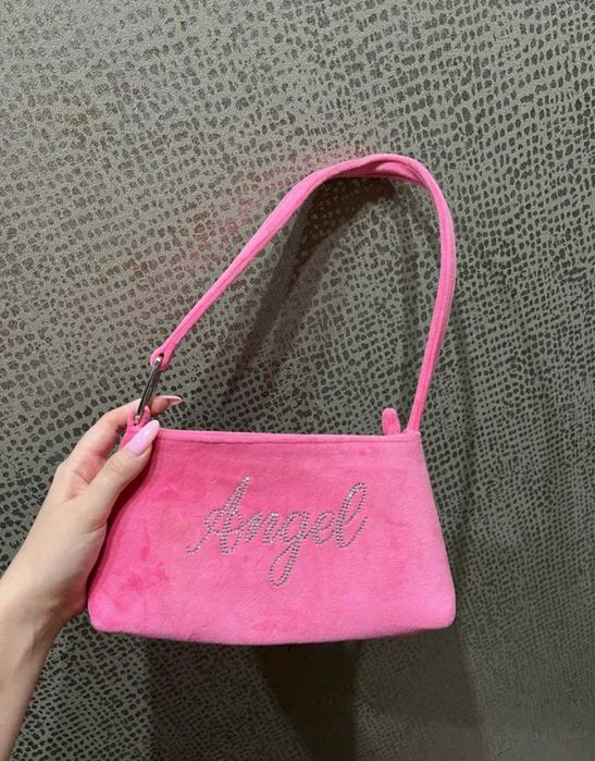рожева сумка y2k angel