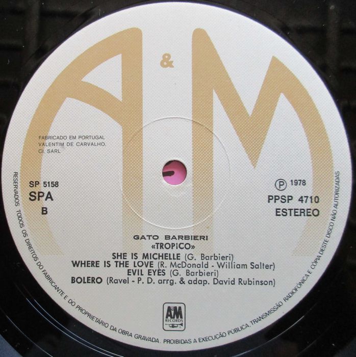Gato Barbieri - - - - - Trópico - - - - - LP