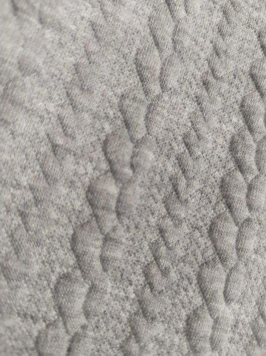 Sukienka sweterkowa szara S M L sweter kieszenie wiosna jesień zima