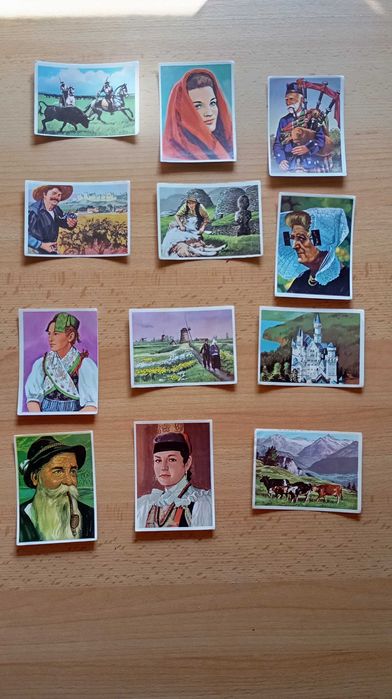 186 cromos "Homens, Raças e Costumes" ( sem repetidos
