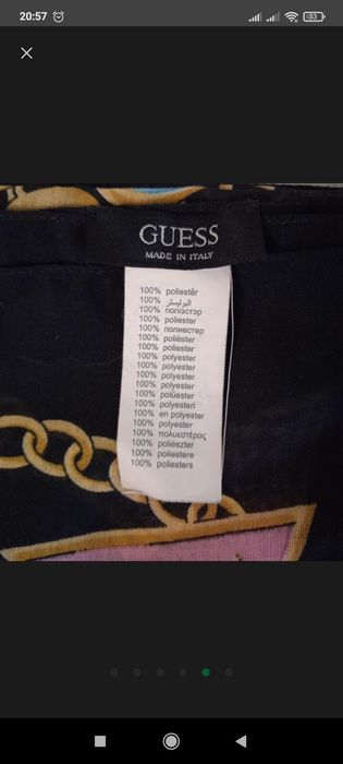 Платок большой бренд оригинал Guess