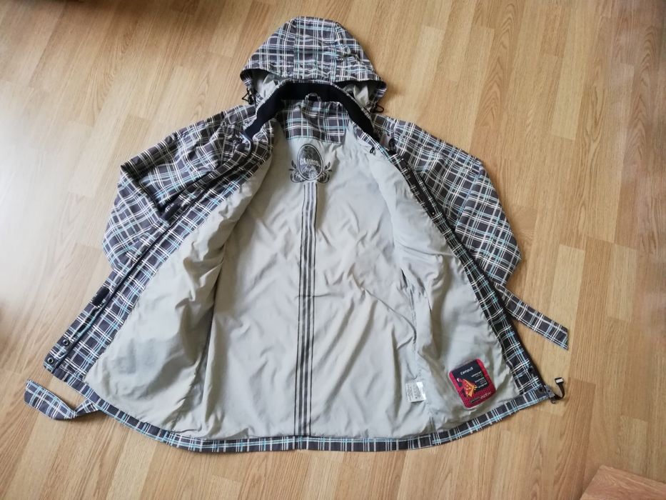 (r. 38/40) płaszcz sportowy wiatrówka Campus Aurora, krata