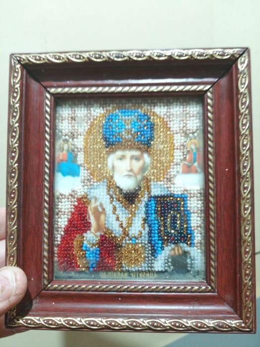 Бисер,Икона Николая Чудотворца