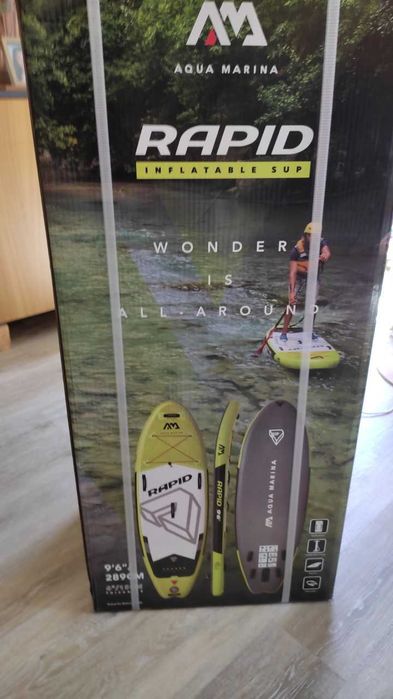 Sup Paddle Aqua marina Rapid 9,6. surf/rios batidos