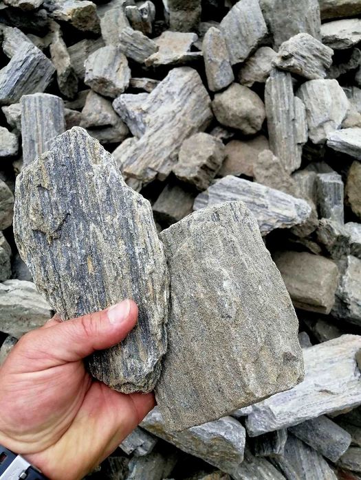 Kora kamienna szara gnejs kamień naturalny pasiasty darmo DOSTAWA głaz