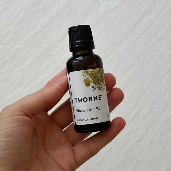 Thorne Вітамін D3 + K2 витамин Торн Оригінал із США 1000 МО (iHerb)