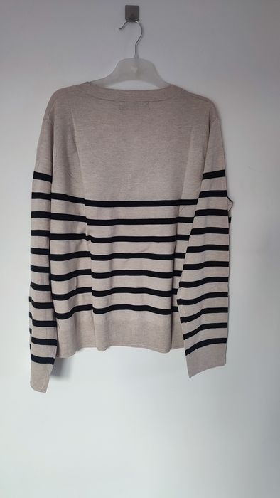 Nowy sweter Mango w paski old money szafa kapsułkowa