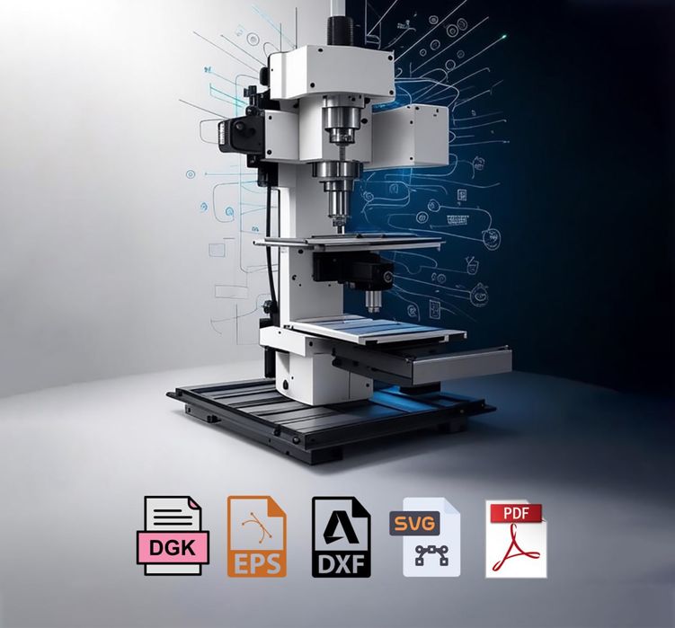 Векторна графіка DXF SVG для Лазерних, Фрезерних ЧПУ та інших потреб