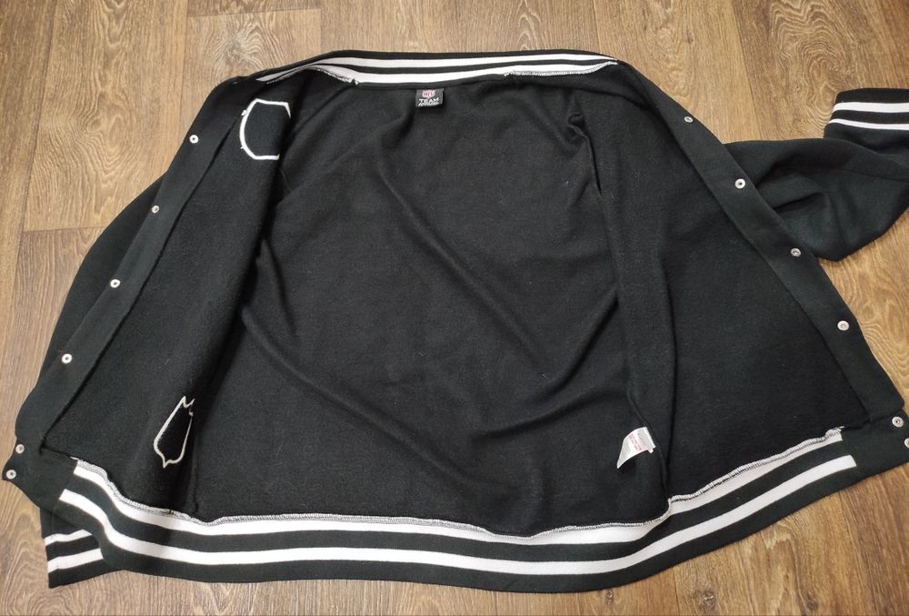 L-XL NFL Raiders оригінальна чоловіча куртка,бомбер