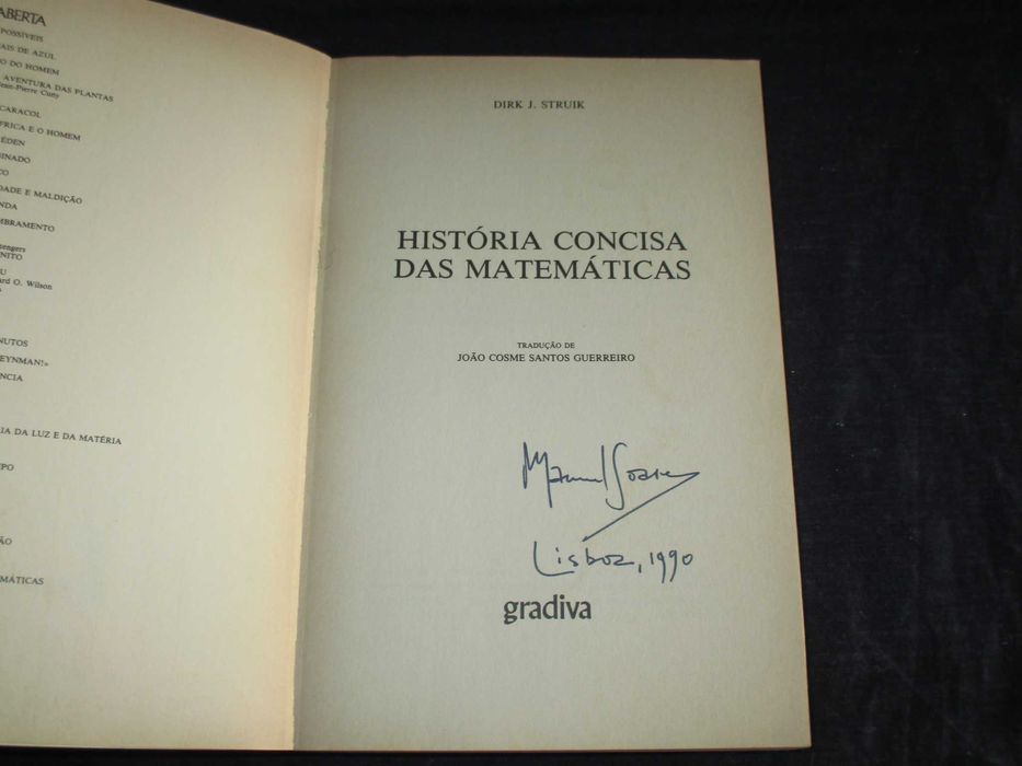 Livro História Concisa das Matemáticas Struik