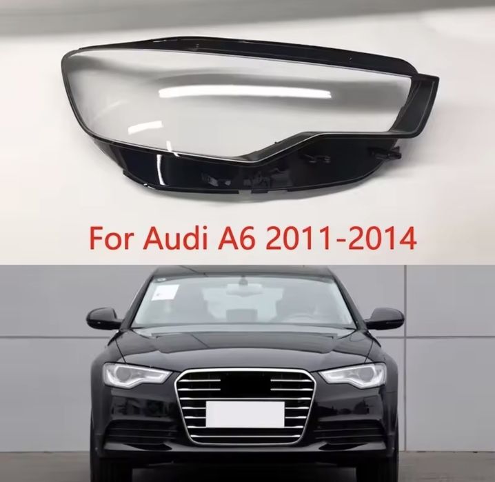 Vidro lente capa farol ótica AUDI A6 C7