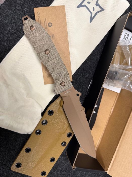 Nóż FKMD Audax FX-615 stal Becut Bronze PVD