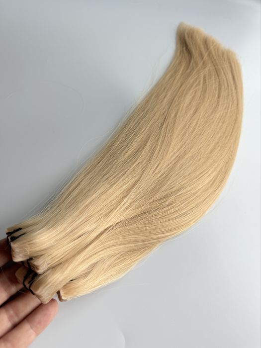 Włosy Tape-On Invisible Szampański Blond (18) 25g • 40cm • 5kanapek