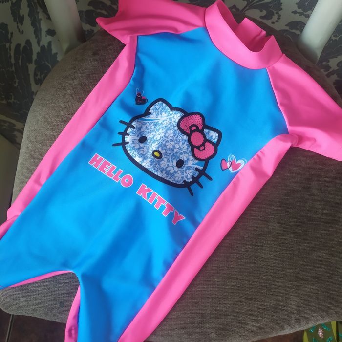 Детский купальный костюм kitty, купальник на девочку