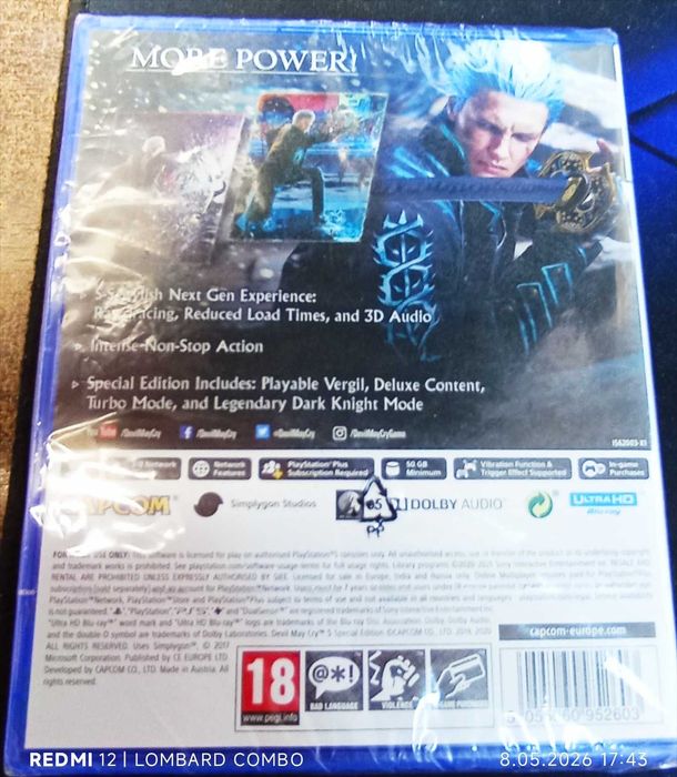 Devil May Cry 5 Special Edition PS5 , PlayStation 5 /777/
