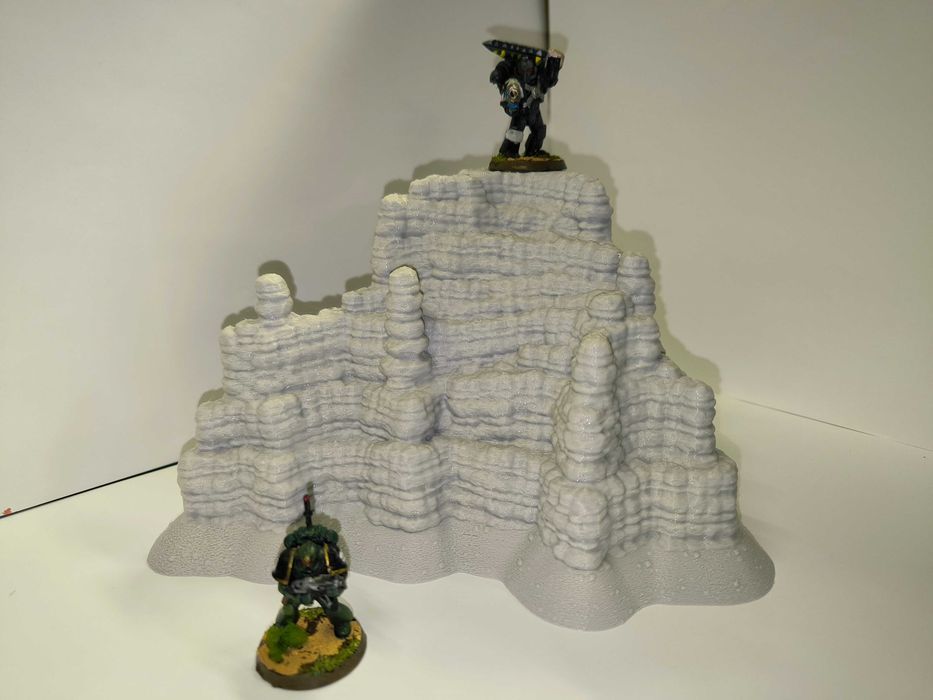 Klif Stratified 4 sci-fi diorama makieta