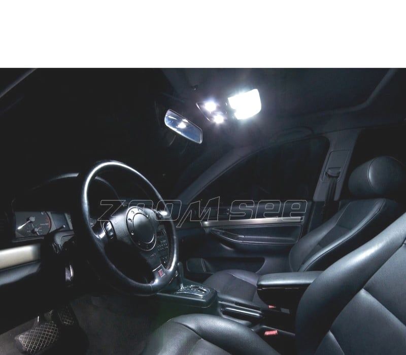KIT COMPLETO 12 LAMPADAS LED INTERIOR AUDI A4 B5 SEDAN 96-01