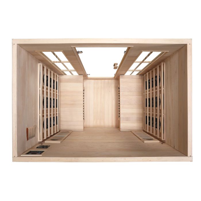 Sauna Infrared Ravenna 4os z 10 Prom. Kwarcowych w Pełnym Spectrum