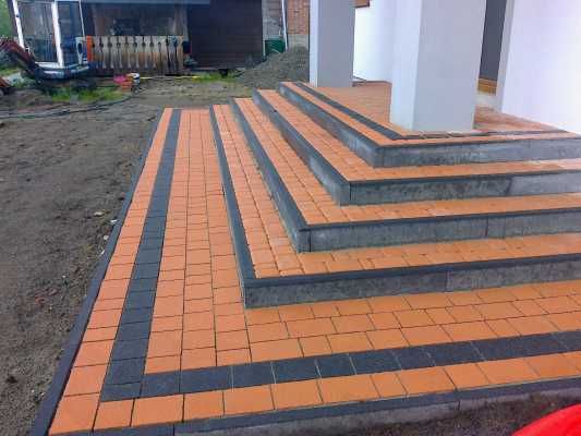 Układanie kostki brukowej, odwodnienie, trawniki, koparka, beton