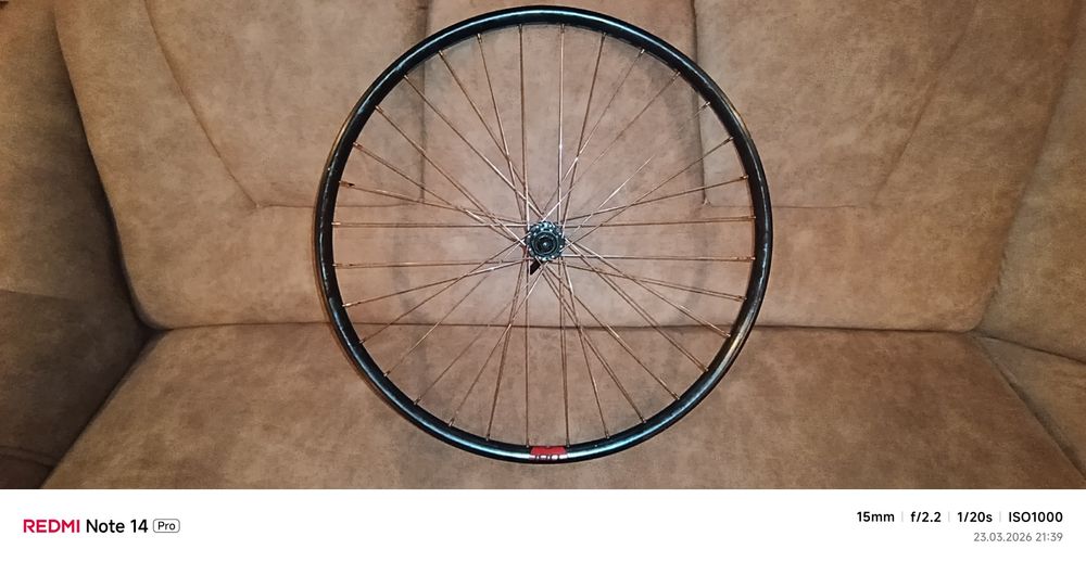 Задне 29 колесо на базі  Alexrims ZX20 та Shimano Tx505 135мм