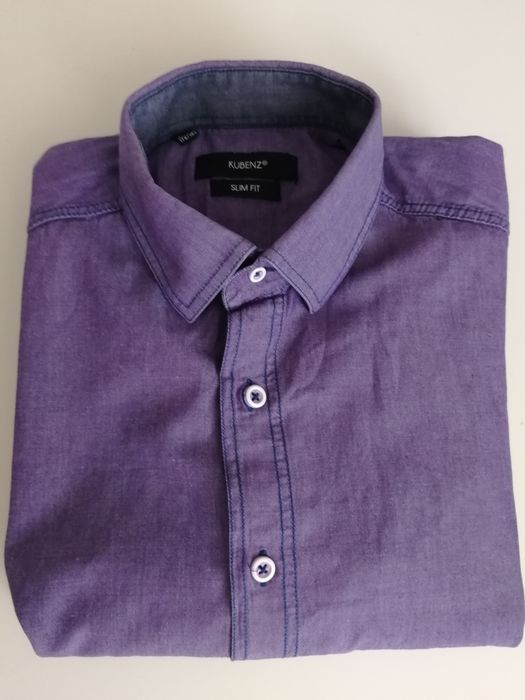 Koszula męska Kubenz, slim Fit, rozm 41/42
