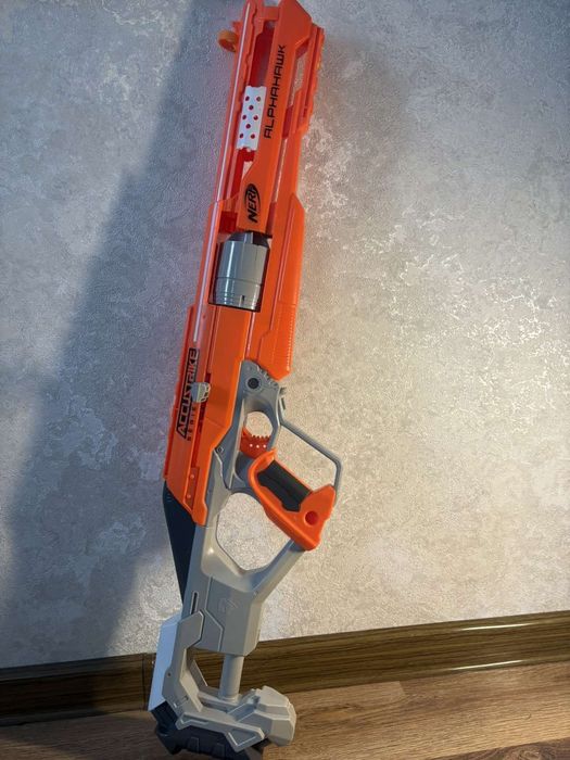 Бластер Nerf  Accustrike alphahawk оригінал + приціл у ПОДАРУНОК!!!