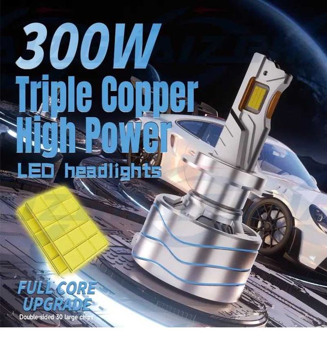 Світлодіодні, лед led лампы S16, 300W, 76 000 Лм.