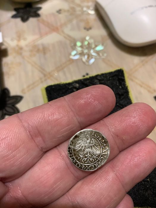 Напівгрош вершник 1561 рік