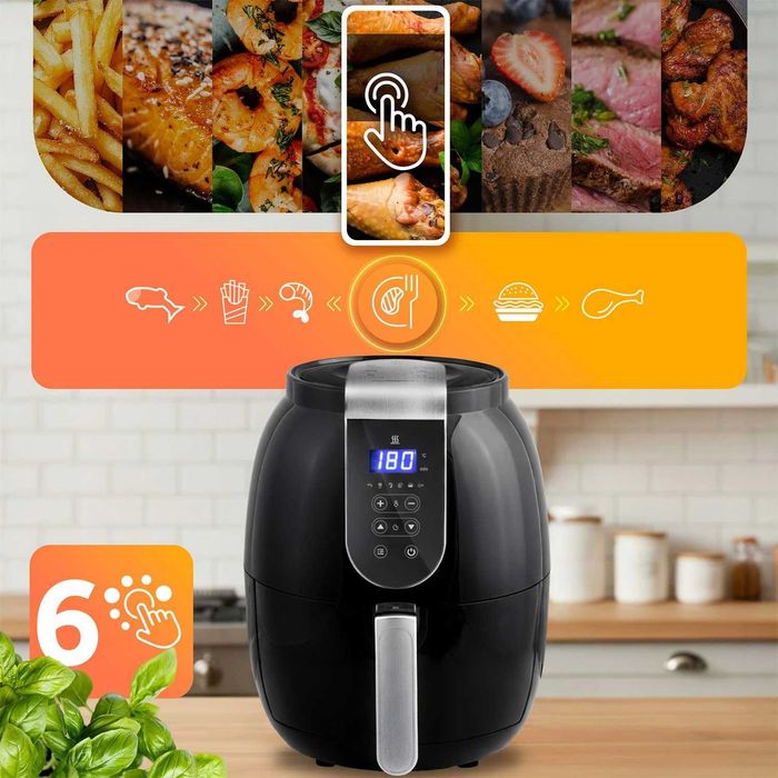 Frytkownica Beztłuszczowa Air fryer frytownica 3,6l Berdsen