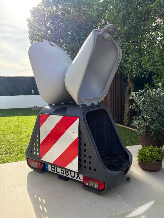 Transportadora para Animais - TowCar TowBox Dog V2 Cinzenta