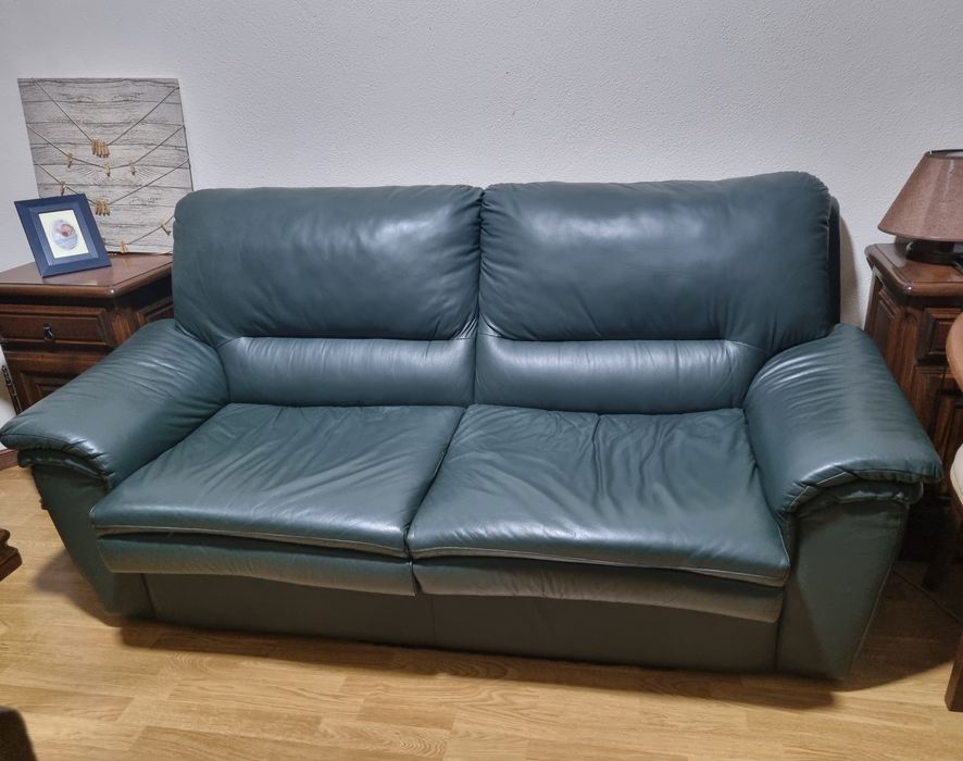 Vendo 2 sofas em pele