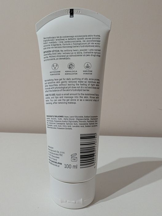 Basiclab micellis Normalizujący żel oczyszczający do skóry tłustej