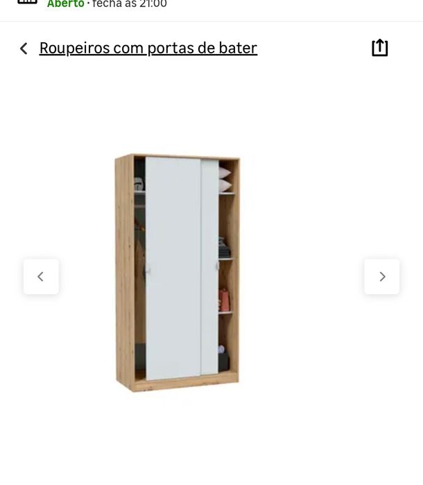 Roupeiro Garona 120x200x50 do Leroy Merlin
