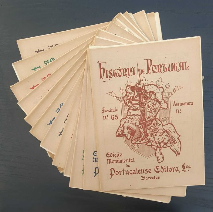 Fascículos 65 a 80 (1640 a 1815)- História de Portugal-Edição Monumental –1ª Edição–1934- Damião Peres