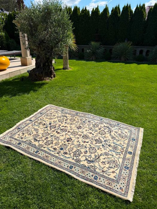 Nowy Dywan Perski Kaszmirowy + Jedwab Iran Nain 200x150 sklep 19 tyś