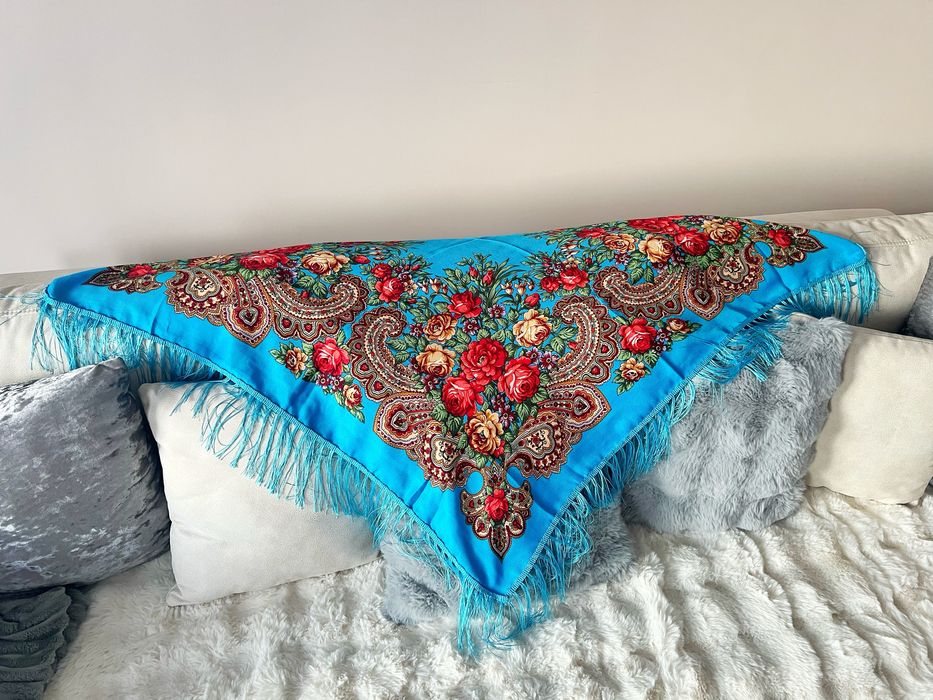 (5 видів) Хустка українська розписом