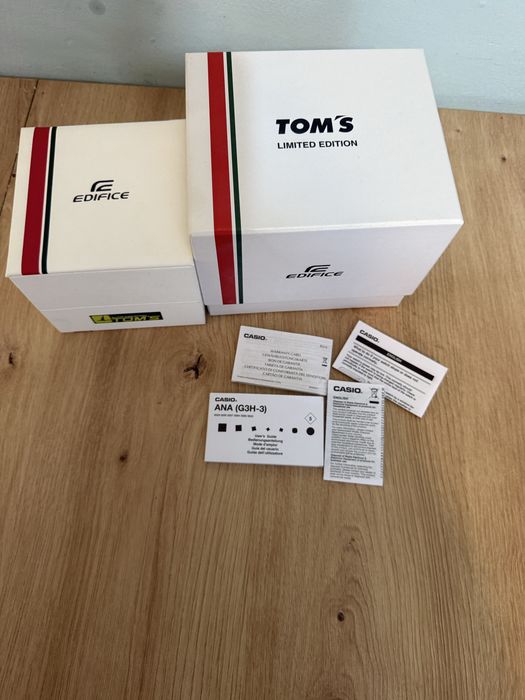 Casio edifice tom’s limited edition