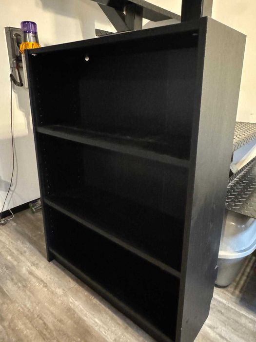 IKEA BILLY Regał, czarny, 80x28x106 cm